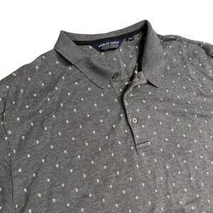 Polo Golf Ralph Lauren Shirt Men’s XXL Grey All Over Print Pima Cotton Classic